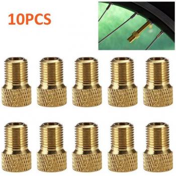 Bicycle Valve Adapter Converter for Sclaverand/Dunlop to Car Wheels