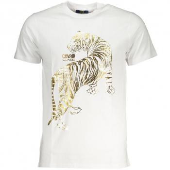 Cavalli Class Herren T-Shirt Weiß