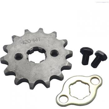Vorderes Motor-Kettenrad 420#, 17mm BCD, 14T
