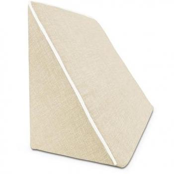 Almohada de Descanso Ergonómica en Forma de Cuña - 50 x 40 x 40 cm - Funda de Tela Lavable
