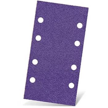 Feuilles de Ponçage Vibrante Titanium HD – 180 × 93 mm, 8 trous, Mix Céramique (Pack 50) – Menzer