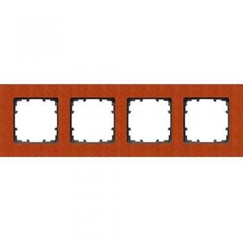 Siemens Schalterprogramm 4fach Rahmen Delta Holz 5TG11042