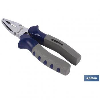 Alicates para electricista con mango ergonómico de 200 mm