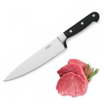 Kuppels SOLID 8‑Zoll Kochmesser – Schwarze Version