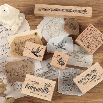 6PCS/LOT Fantasy Series DIY Rubber Stamps for Scrapbooking