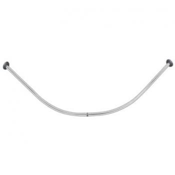 Barre de Douche d'Angle Chrome 90x90 cm