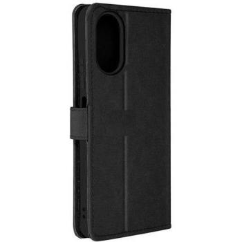Protector de Tela Negra con Compartimento de Tarjetas para Oppo A38