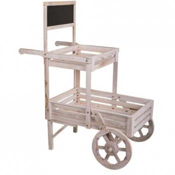 Expositor de Madera Wanderlust Blanco 100x52x120