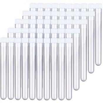 100 Pcs 12X100mm U-Shaped Bottom Test Tubes
