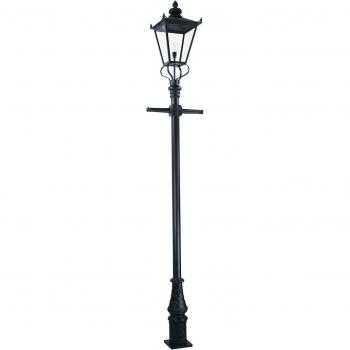Lampione Esterno Wilmslow Nero Elstead 1 Luce 330 cm