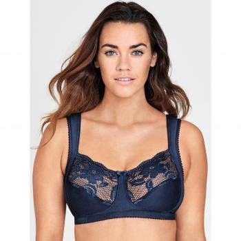 Miss Mary of Sweden Miss Mary Lovely Lace Soft Bra BH Dunkelblau F 115 Damen
