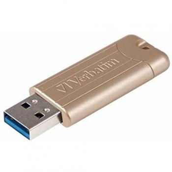 Verbatim Pinstripe Gold 64 GB USB‑3.0‑Stick – Jubiläumsausgabe 50 Jahre