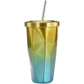 Gobelet Double Paroi 304 avec Paille