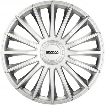 Juego de Tapacubos Sparco 16 Plateados