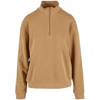 Felpa Donna Urban Classics Troyer Light Terry Union Beige S