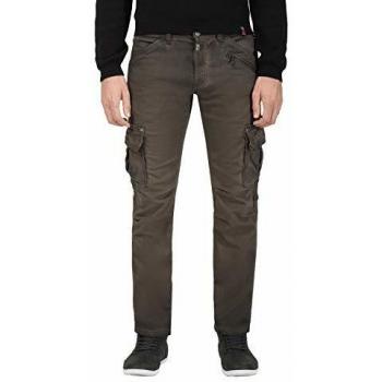 Pantalon Homme Timezone Regular Rogertz, Vert Washed Kaki 4055, Taille Fabricant 28/32