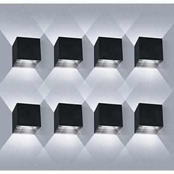 Aplique de Pared LED 8 Piezas 12W 6000K