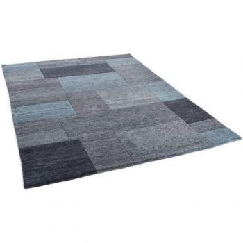 Dalas Azure‑Grey Rectangular Carpet