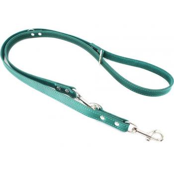 Correa ajustable Heim con costuras decorativas, color turquesa - 200 cm de largo, 20 mm de ancho