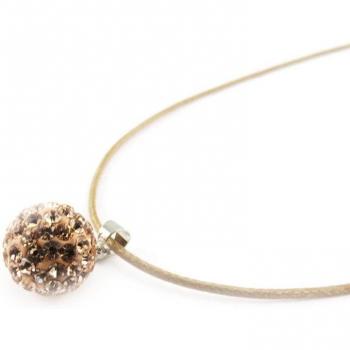 Collar de Diseño 'Sissi' Color Champagne Beige