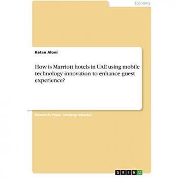How is Marriott hotels in UAE using mobile technology innovation to enhance guest experience?