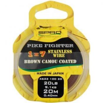 Câble Spro 1x7 brun 20m 40lb