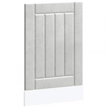 Pannello Lavastoviglie Lucca Grigio Cemento in Legno Composito