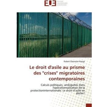Le droit d'asile au prisme des crises migratoires contemporaines: Calculs politiques, ambiguïtés dans l'opérationnalisation de la ... de la protectioninternationale