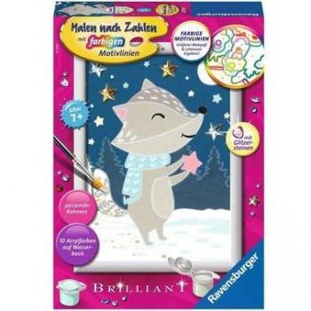 Ravensburger - Malen nach Zahlen - Gute Nacht kleiner Dachs!