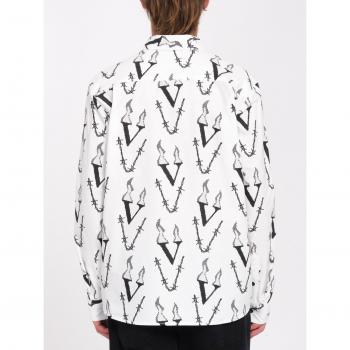 Fergadelic Volcom T-Shirt Blanco