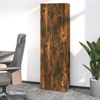 VIDAXL - Armadio per Ufficio Rovere Fumo 60x32x190 cm Legno Multistrato