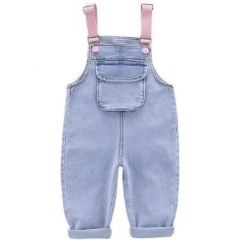Salopette en coton pour filles avec ailes d'ange - LB280