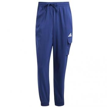 Adidas Performance Cargohose mit kleinem Logo in Blau