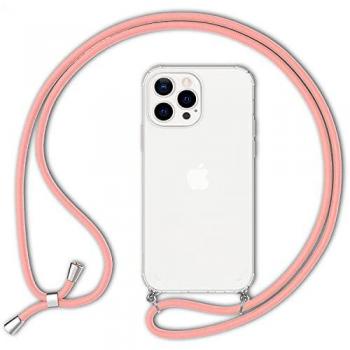Nalia Transparent Hülle für iPhone 13 Pro, inklusive Handykette