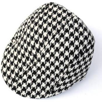 Breathable Classic Lattice Linen Cotton Beret for Boys 25*19*11cm
