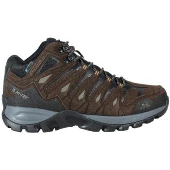Botas de montaña hi-tec corzo mid wp chocolate/taupe/light taupe
