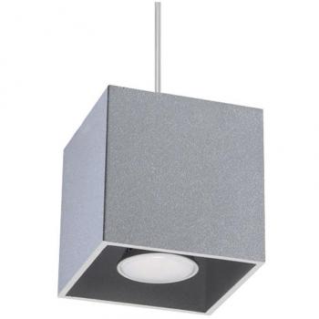 GU10 Bulb Quad 1 Gray Pendant Lamp