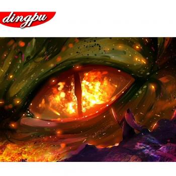 DINGPU Vollbohrer-Diamantkunst 20X30CM