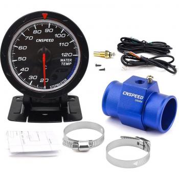 CNSPEED 60mm Wassertemperaturmesser für Autos 20-120°C