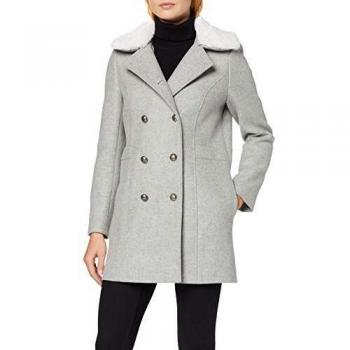 Abrigo Naf Naf Arosa M1 Gris para Mujer