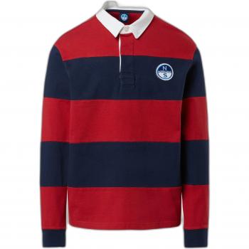 Langärmeliges Polo-Shirt North Sails W/Logo (XL)