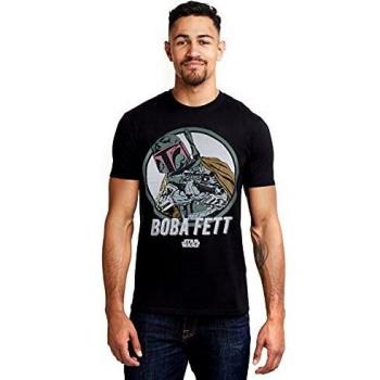 Classic Star Wars Boba Tee – Black XL