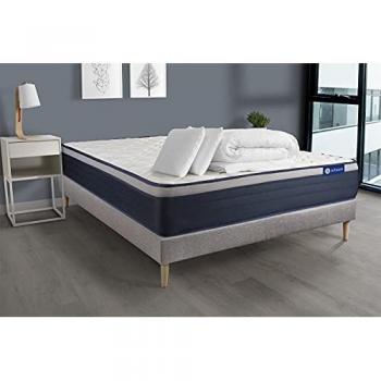 Pack Completo Actisom 180x200 con Somier Láminas, Almohadas y Edredón
