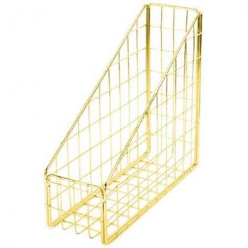 Minimalist Wrought Iron Desk File Holder