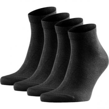 Falke Happy 2P SN Herren Casual Socks – 4er Pack, schwarz, 43–46