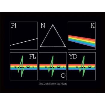 Luz y Sombra: Cuadro Enmarcado Pink Floyd – Dark Side 50º
