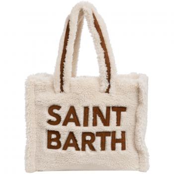 MC2 Saint Barth White Snap Closure Tote for Women