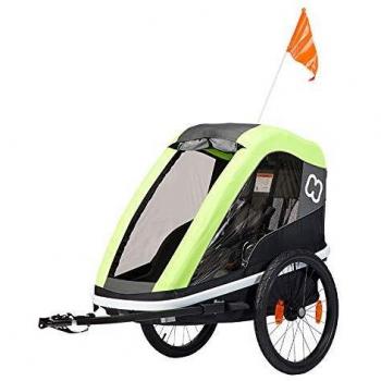 Hamax Remorque à vélo pour enfant Avenida ONE lime