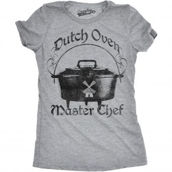 Crazy Dog TShirts - Damen T-Shirt Lustiger Dutch Oven Meisterkoch Vintage Amish Kochen