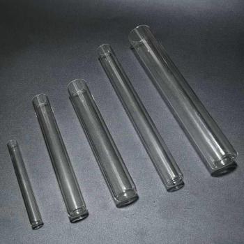 24pcs Flat Bottom Glass Test Tubes (12/13/15/18/20mm)